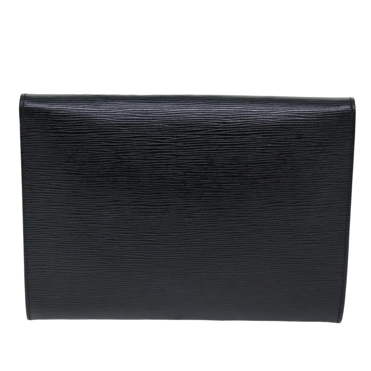 LOUIS VUITTON Epi Jena Clutch Bag Black M52722 LV bs14640