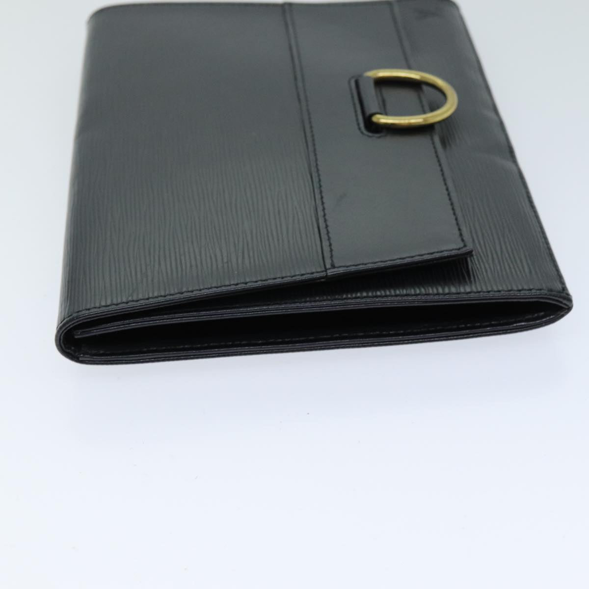 LOUIS VUITTON Epi Jena Clutch Bag Black M52722 LV bs14640
