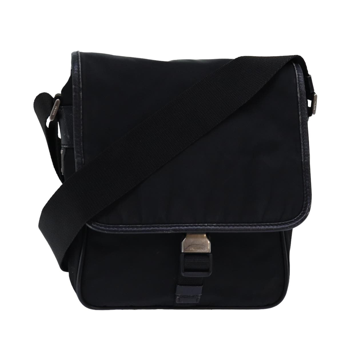 PRADA Shoulder Bag Nylon Black bs14651