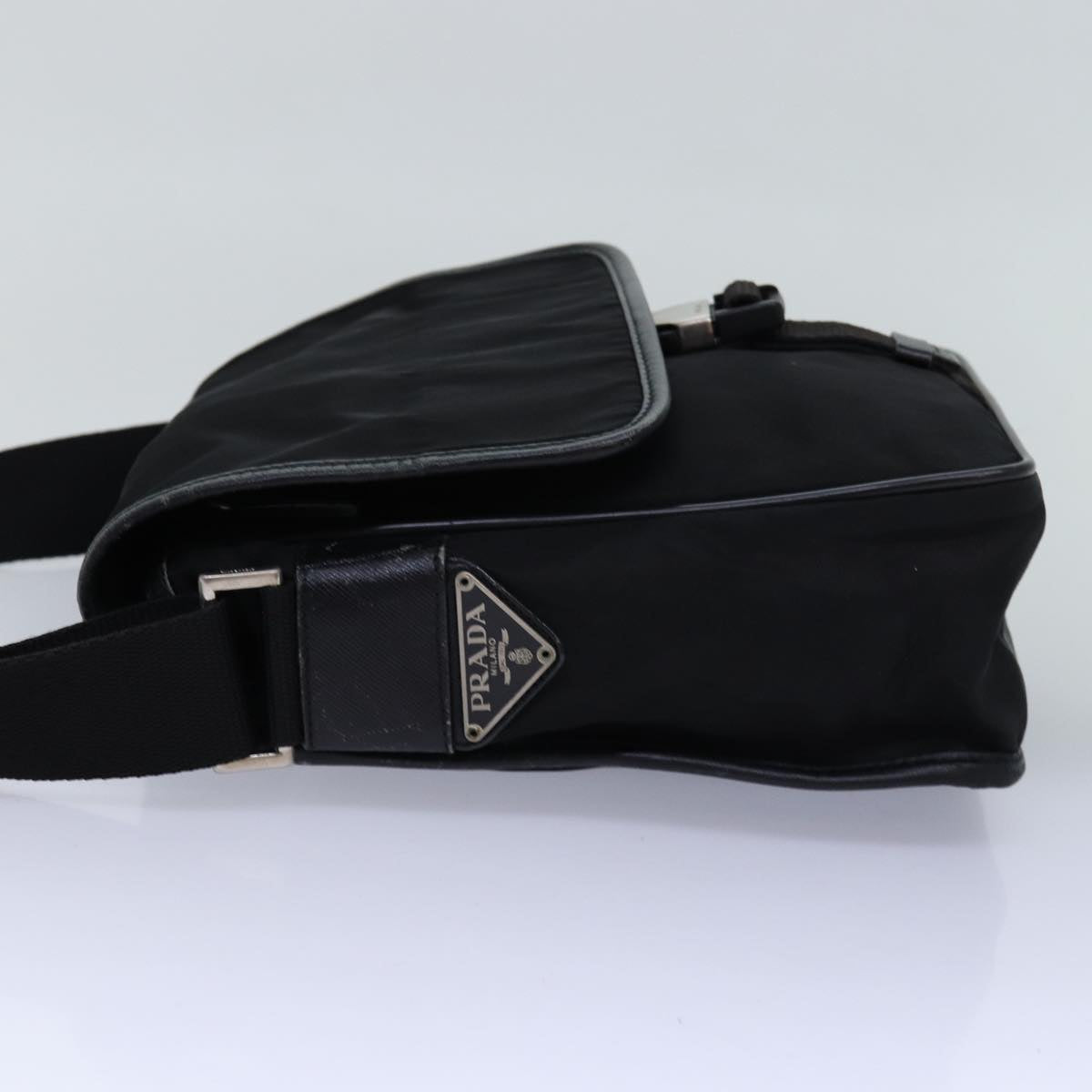 PRADA Shoulder Bag Nylon Black bs14651
