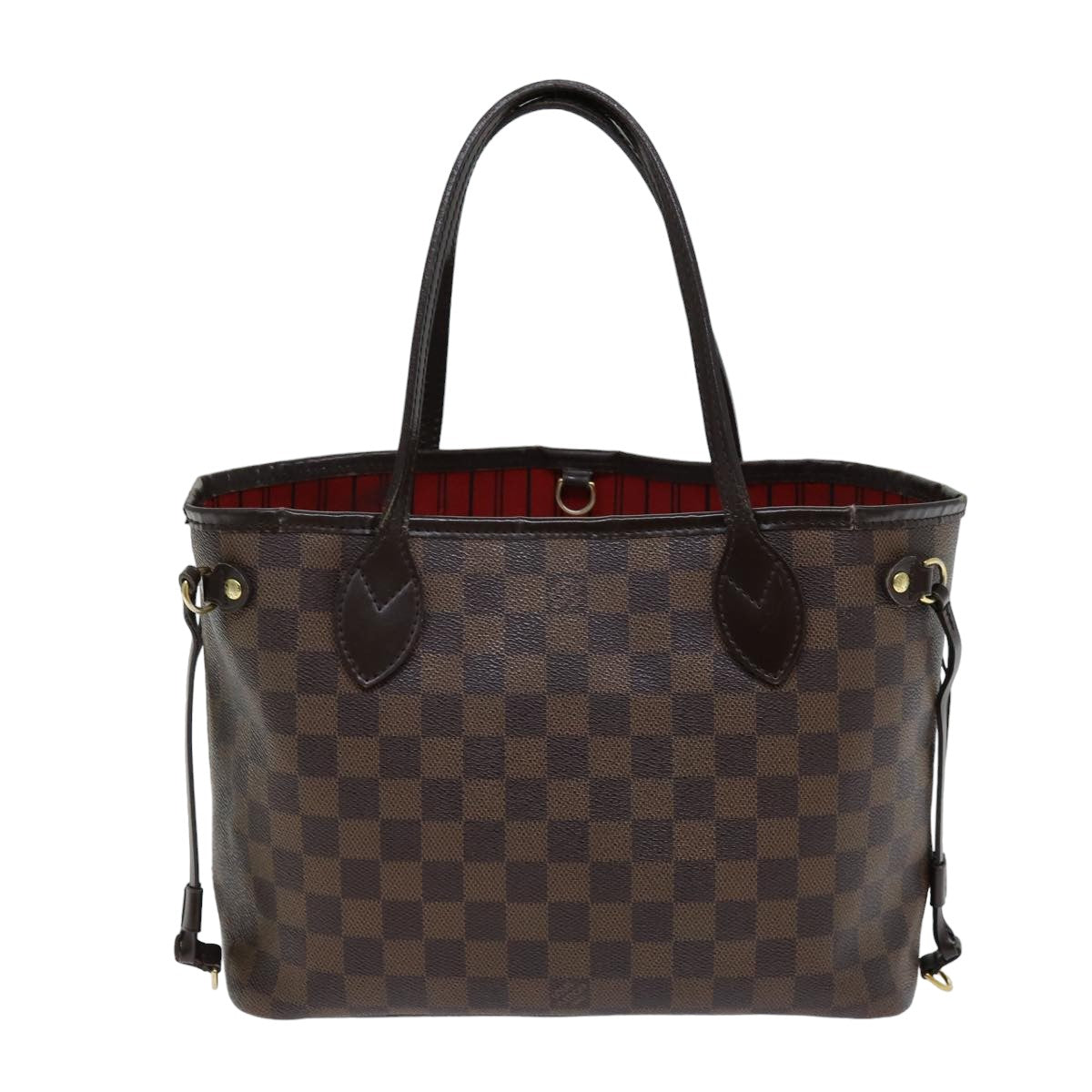 LOUIS VUITTON Damier Ebene Neverfull PM Tote Bag N51109 LV bs14661