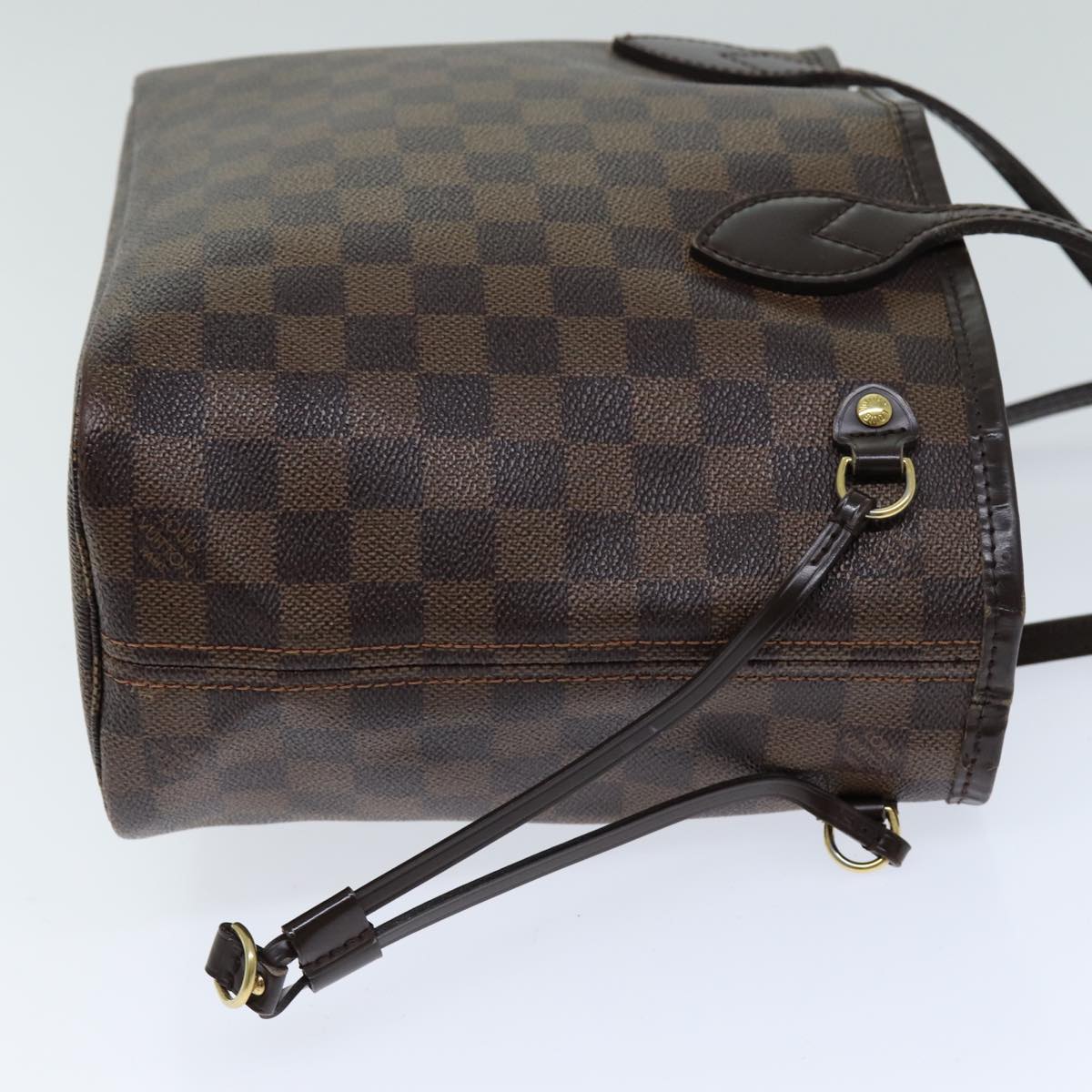 LOUIS VUITTON Damier Ebene Neverfull PM Tote Bag N51109 LV bs14661