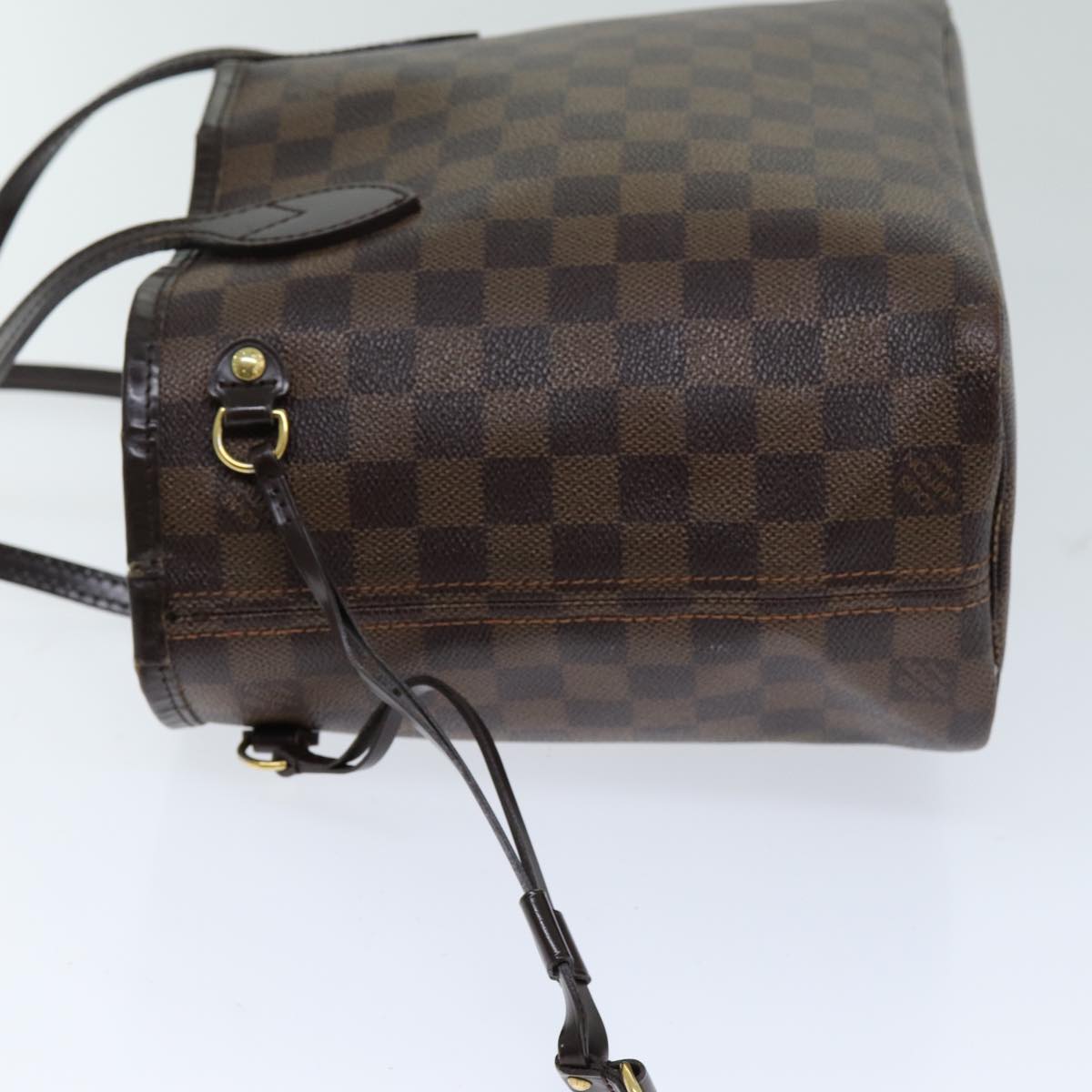 LOUIS VUITTON Damier Ebene Neverfull PM Tote Bag N51109 LV bs14661