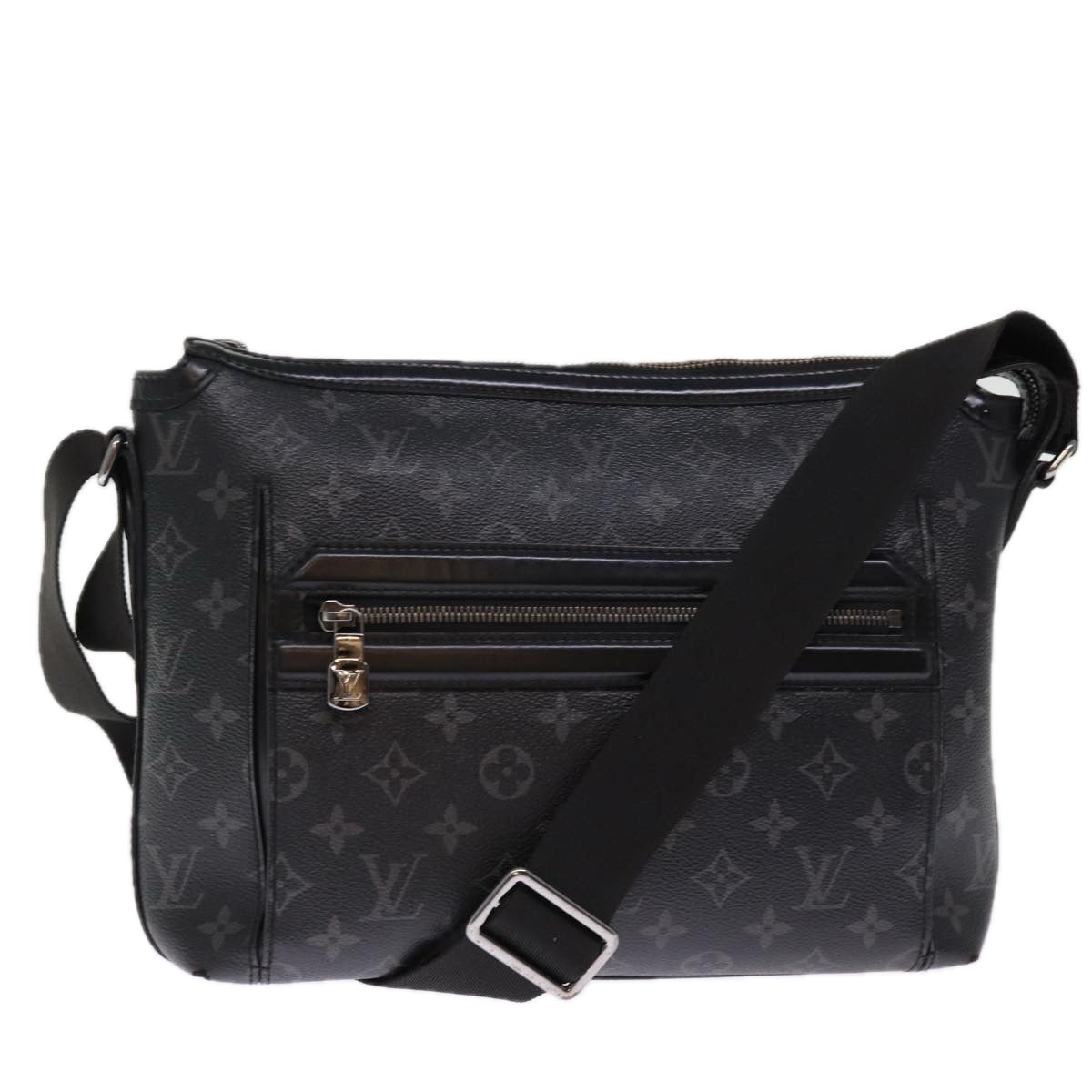 LOUIS VUITTON Monogram Eclipse Odyssey Messenger MM Bag M44224 LV bs14669