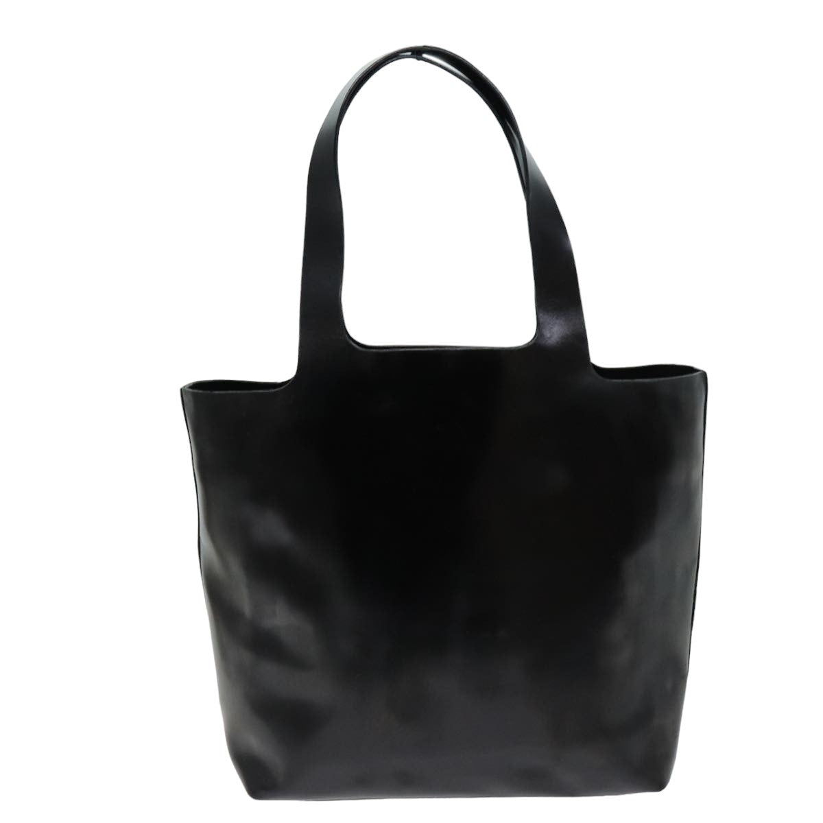 PRADA Hand Bag Leather Black bs14681