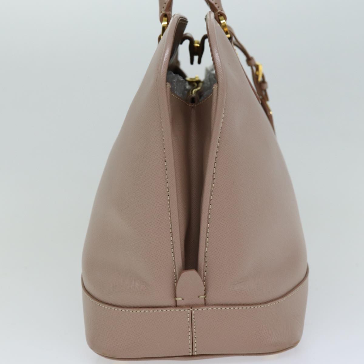 PRADA Hand Bag Safiano leather Pink bs14718
