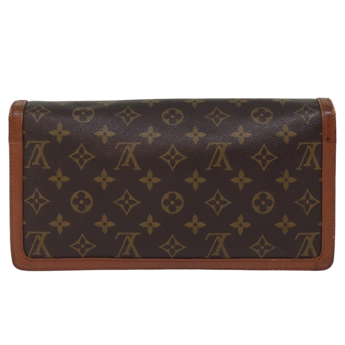 LOUIS VUITTON Monogram Pochette Dam GM Clutch Bag M51810 LV bs14816