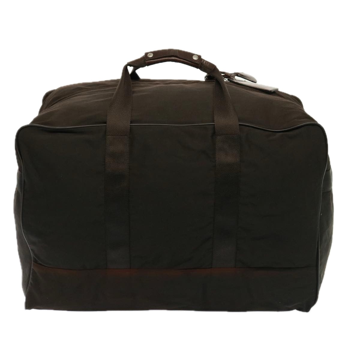 PRADA Boston Bag Nylon Brown bs14920