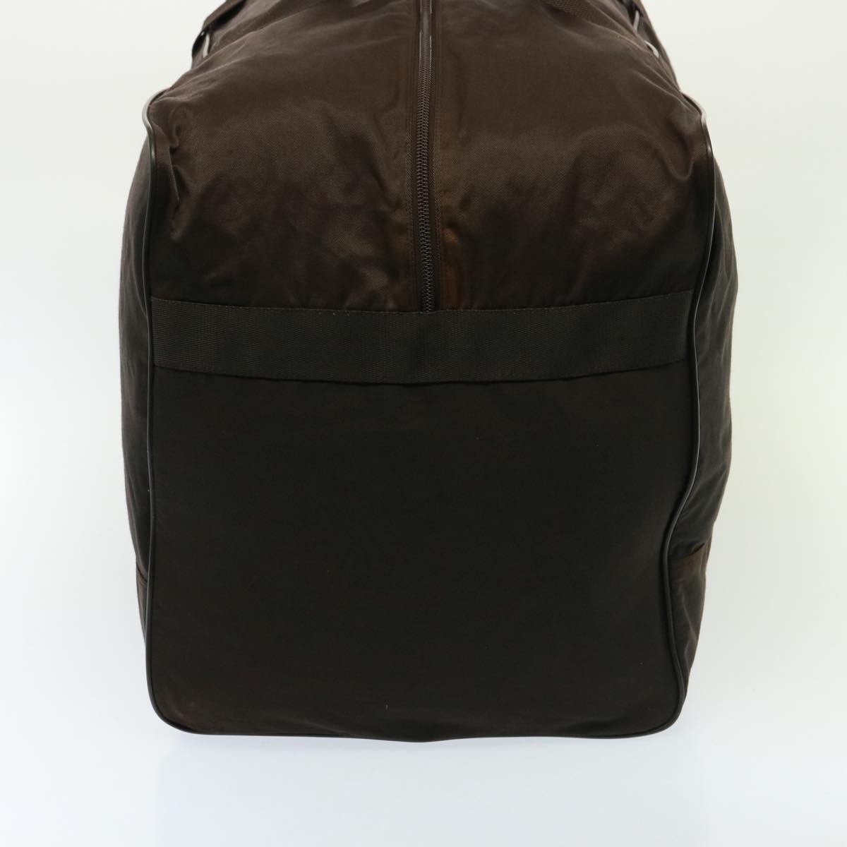 PRADA Boston Bag Nylon Brown bs14920