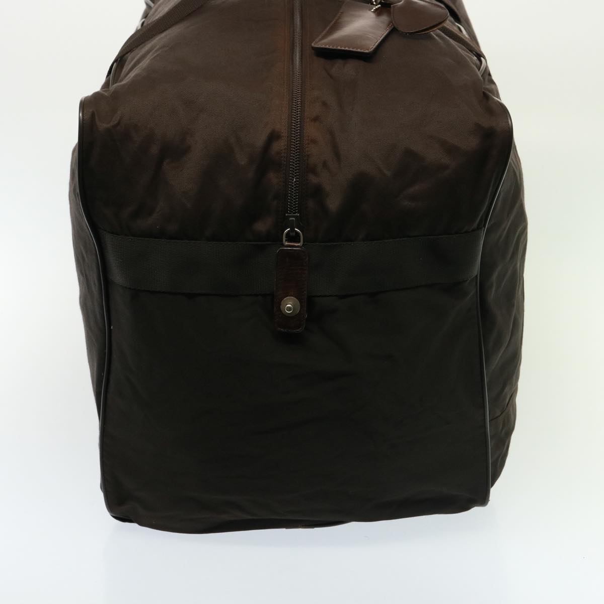 PRADA Boston Bag Nylon Brown bs14920