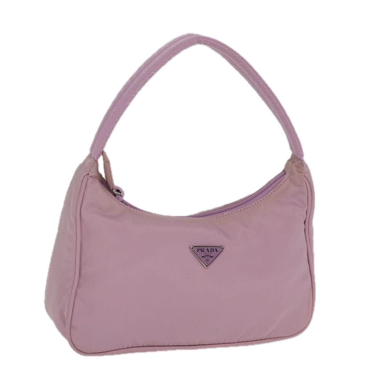 PRADA Hand Bag Nylon Pink bs15043