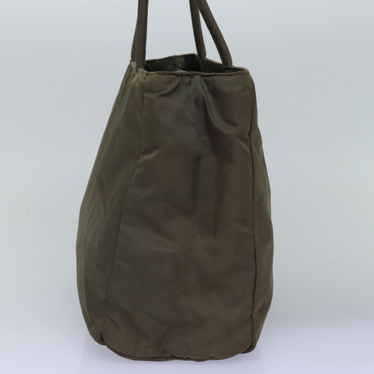 PRADA Hand Bag Nylon Khaki bs15044