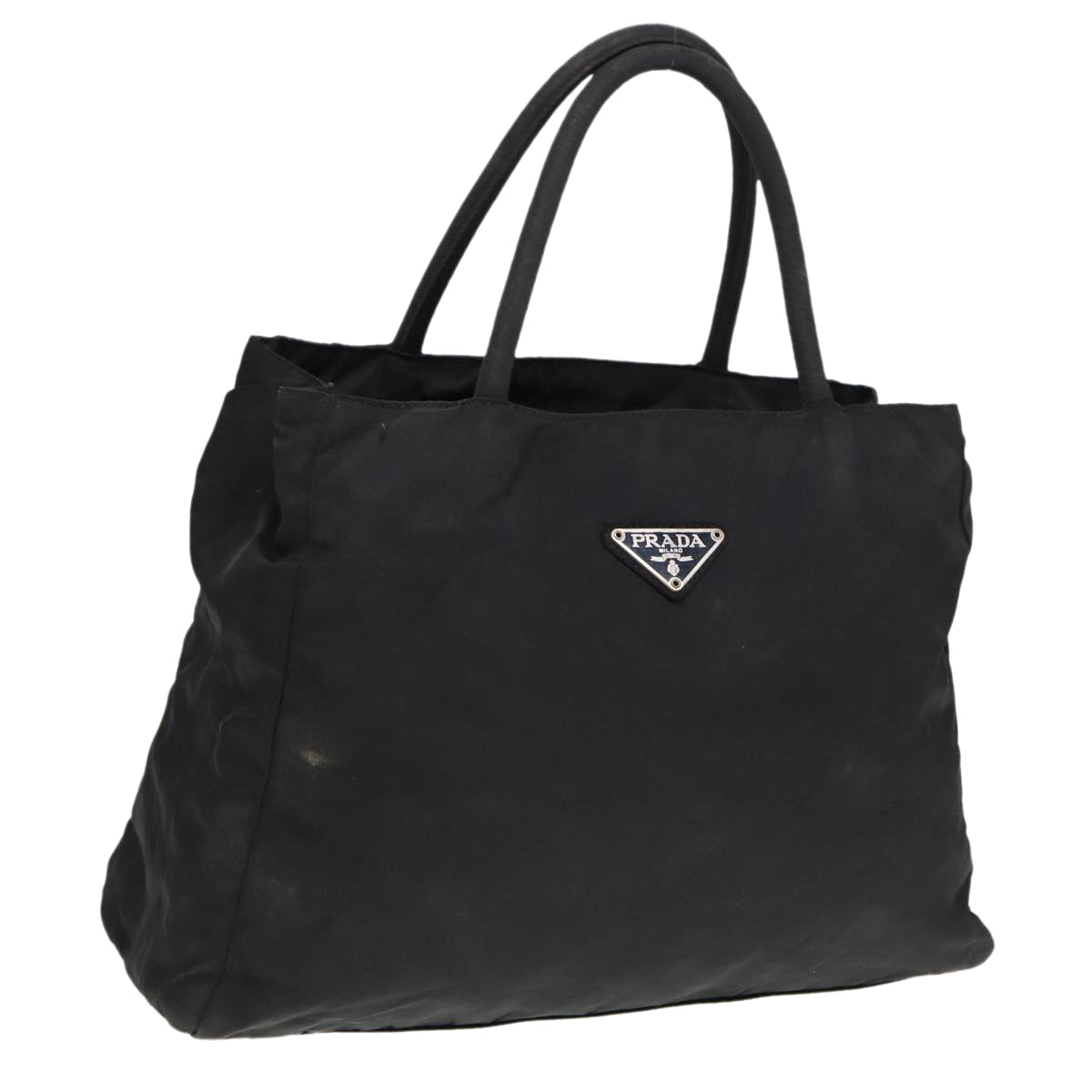 PRADA Hand Bag Nylon Black bs15378
