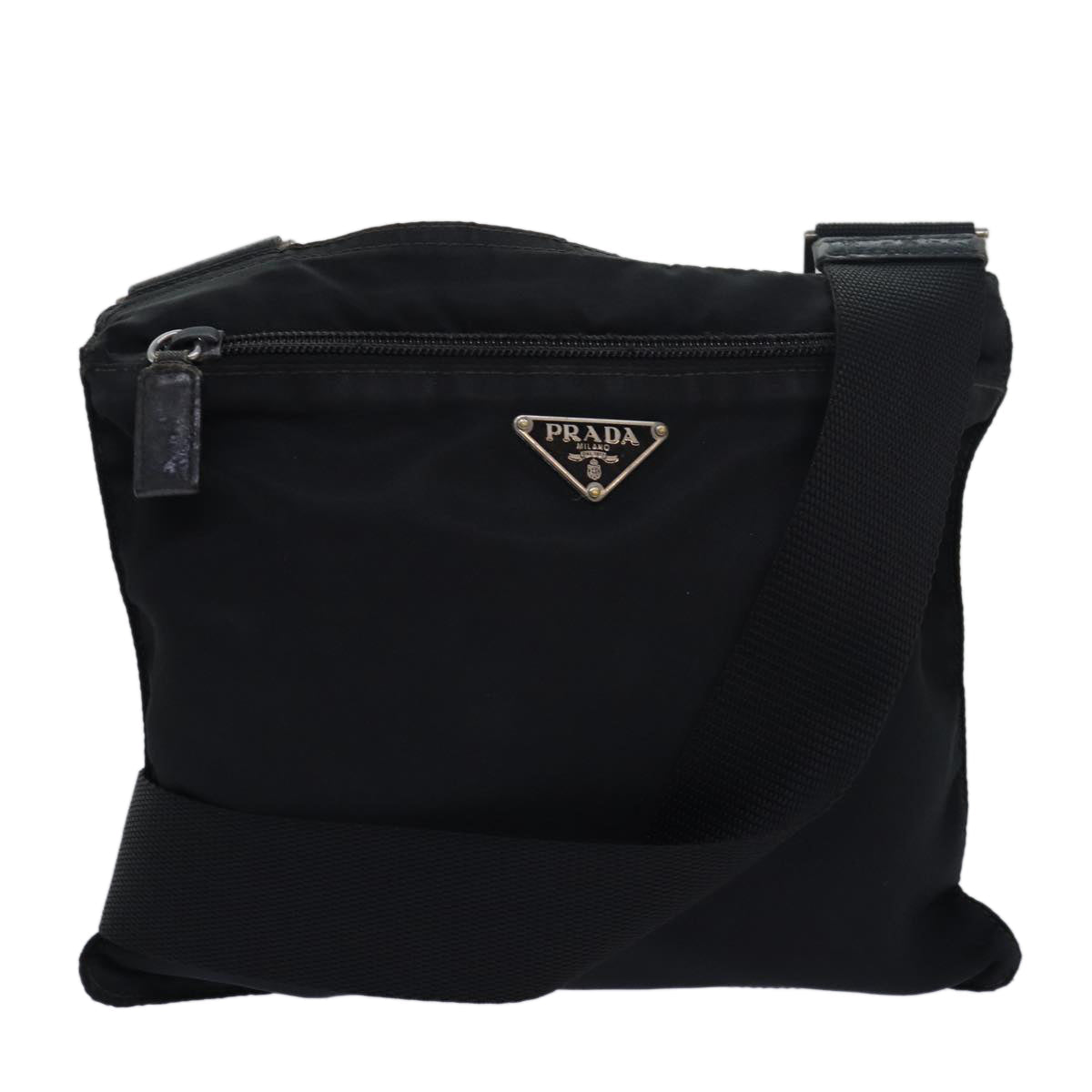 PRADA Shoulder Bag Nylon Black bs15593