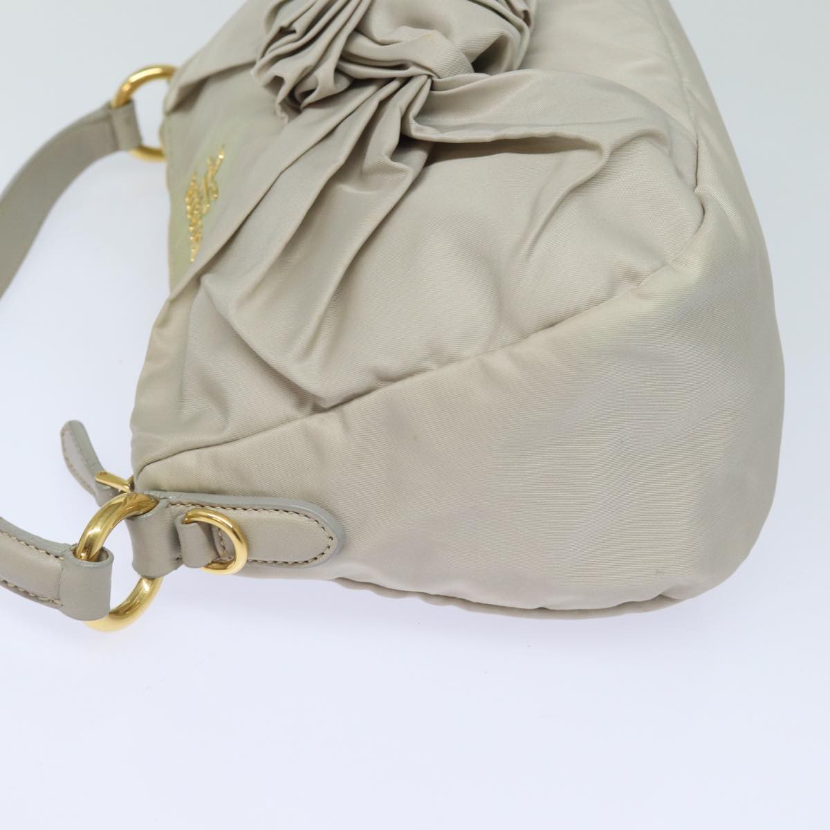 PRADA Shoulder Bag Nylon 2way Gray bs15606