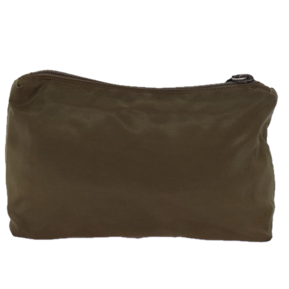 PRADA Pouch Nylon Khaki bs15659