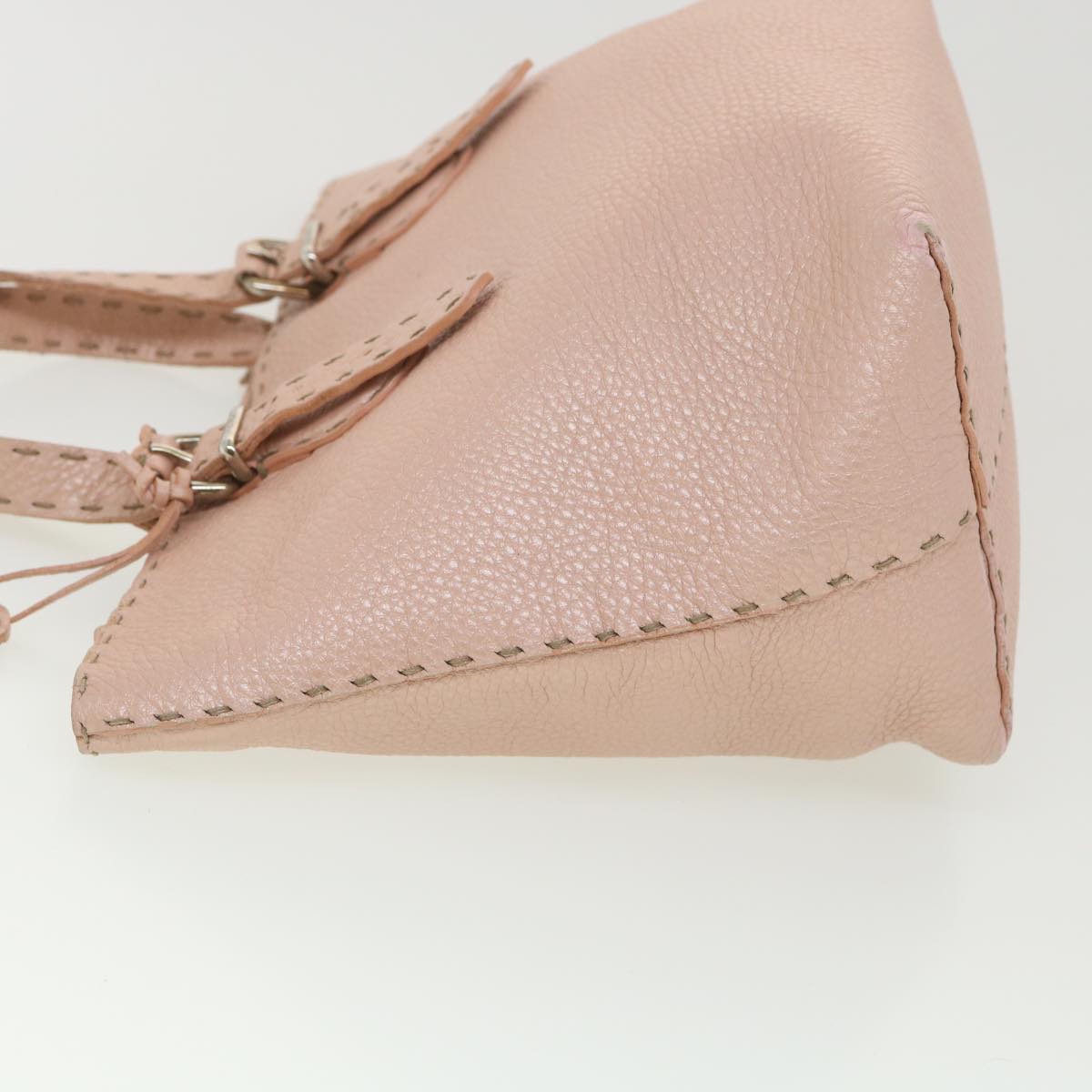FENDI Celeria Tote Bag Leather Pink bs4616