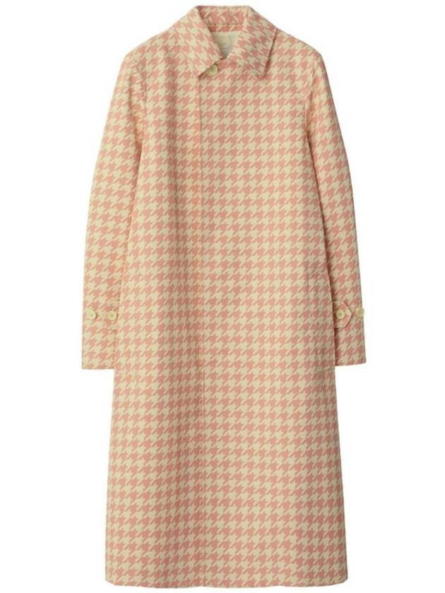 Burberry check pattern long coat 8083023