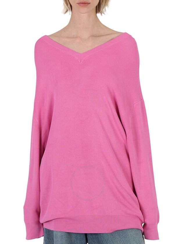Balenciaga knit top pink