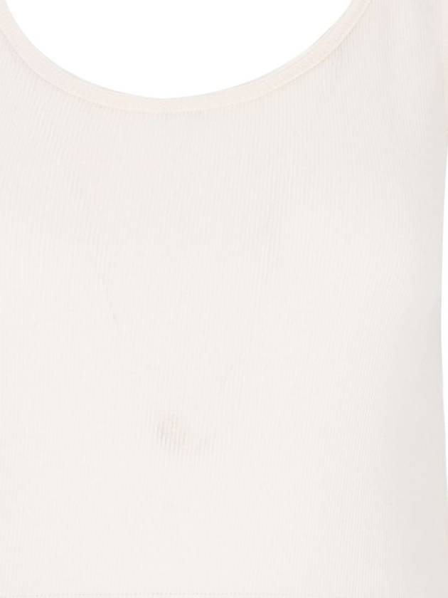 Saint Laurent Cotton Rib Sleeveless