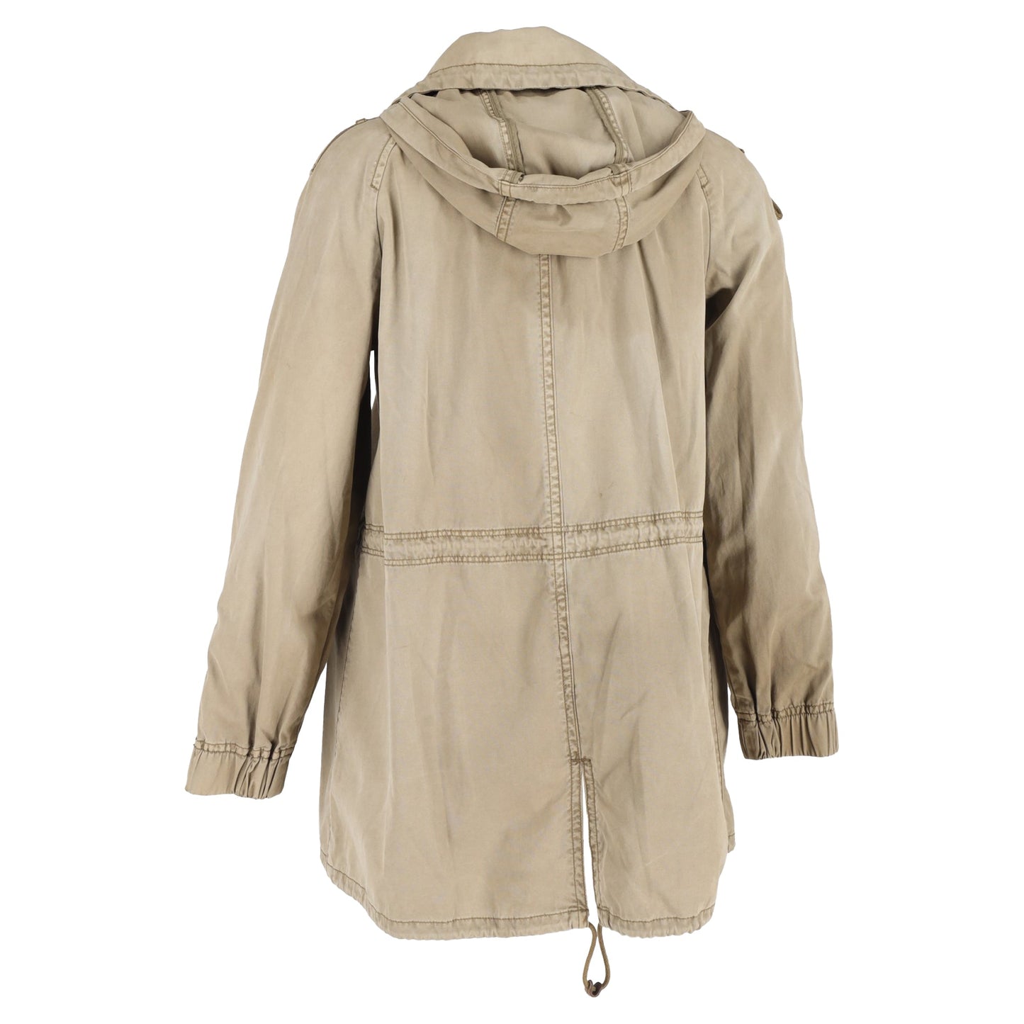 Burberry Brit Cargo Zipped Jacket in Brown Cotton