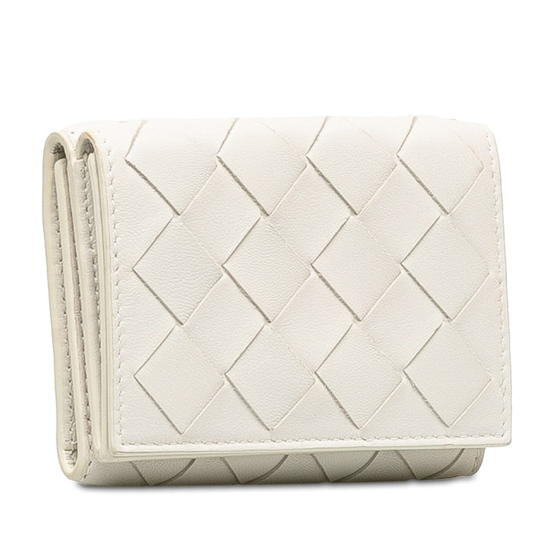 Bottega Veneta Interlude Three Folded Wallet Leather White