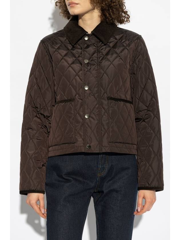 Burberry Burberry Quilted Jacket, Women's, Brown