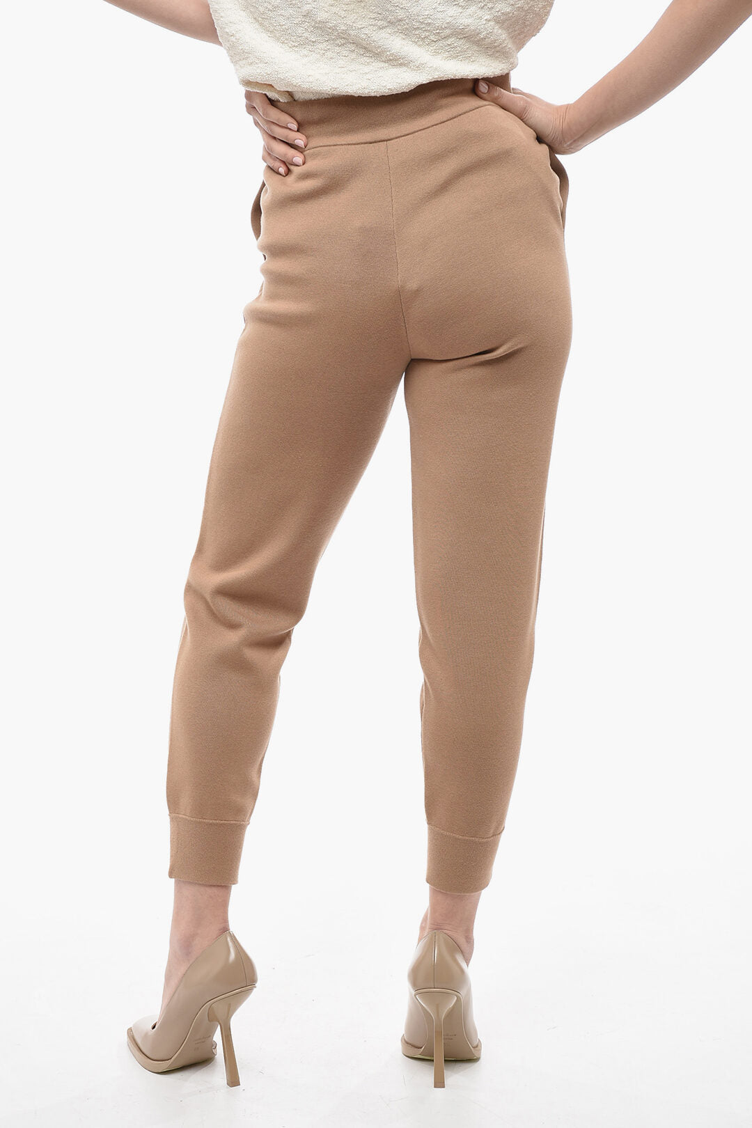 Burberry Cashmere Blend Sweatpants With Cuffs