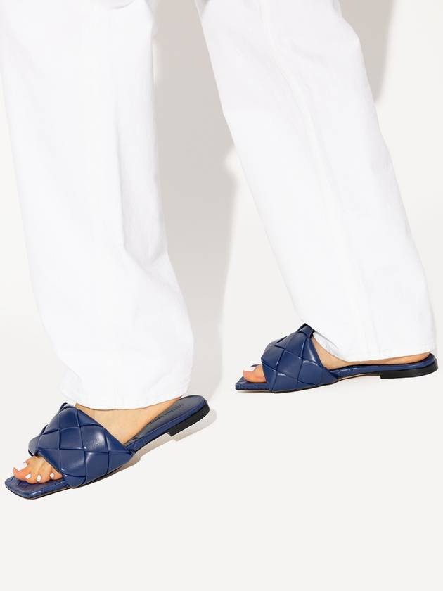 Bottega Veneta WoMen's Lido Leather Slippers Cruise