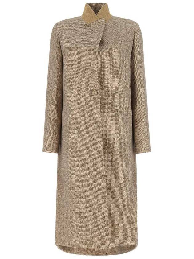Fendi wool blend single coat