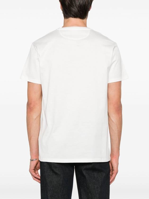 Fendi Embroidered Logo Short Sleeve T-Shirt White