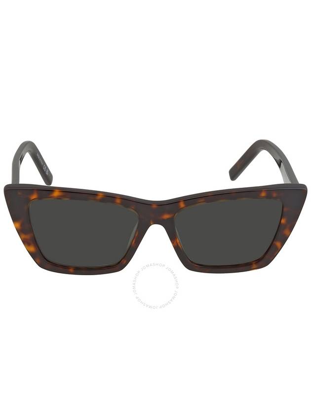Saint Laurent Saint Laurent Grey Cat Eye Ladies Sunglasses SL 276 MICA 002 53