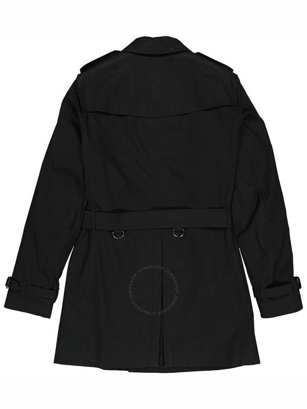 Burberry Burberry Men's The Chelsea Mid-length Black Trench Coat, Brand Size 54 (US Size 44)