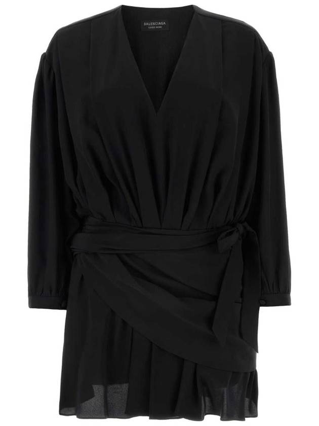 Balenciaga midi dress 772748TAN011000 P24 BLACK