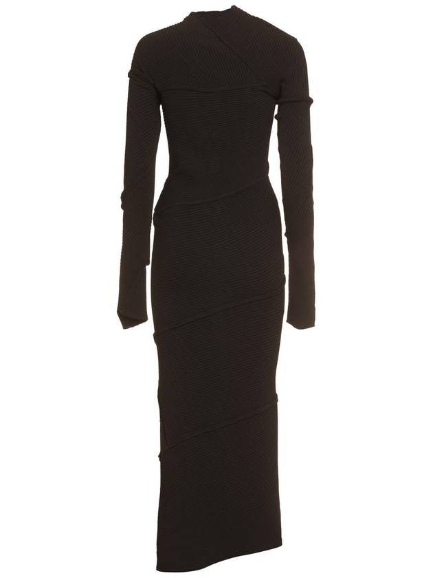 Balenciaga 23 fw Spiral Viscose Dress 751094T51991000 B0650434684