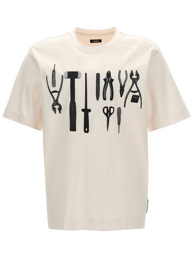 Fendi short sleeve t-shirt FY0936AR6Y F1J7C WHITE