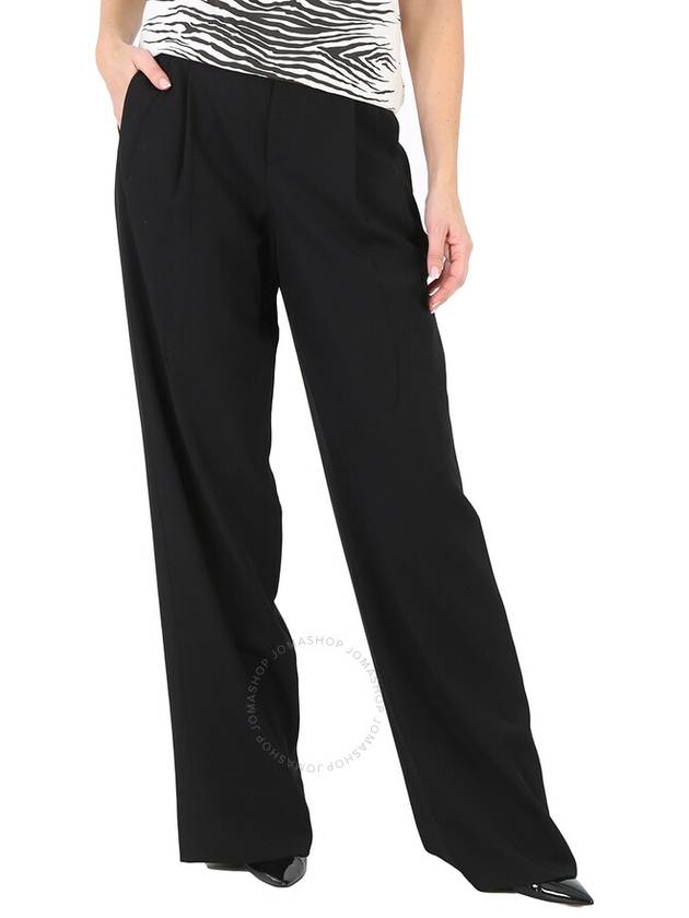 Saint Laurent Grande Poudre Wide Pants Black