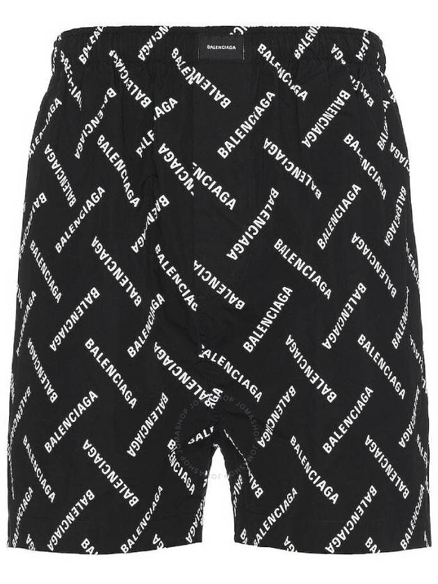 Balenciaga short pants 719975TPLA4 1070 BLACK WHITE