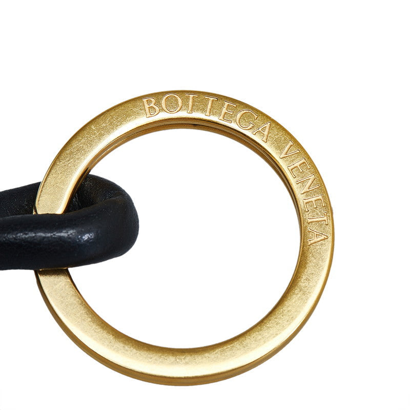 Bottega Veneta Key Chain in Leather Black