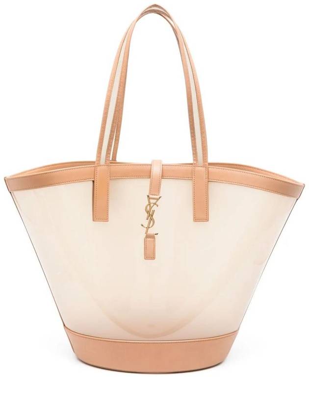 Saint Laurent Panier Medium Tote Bag Oatmilk