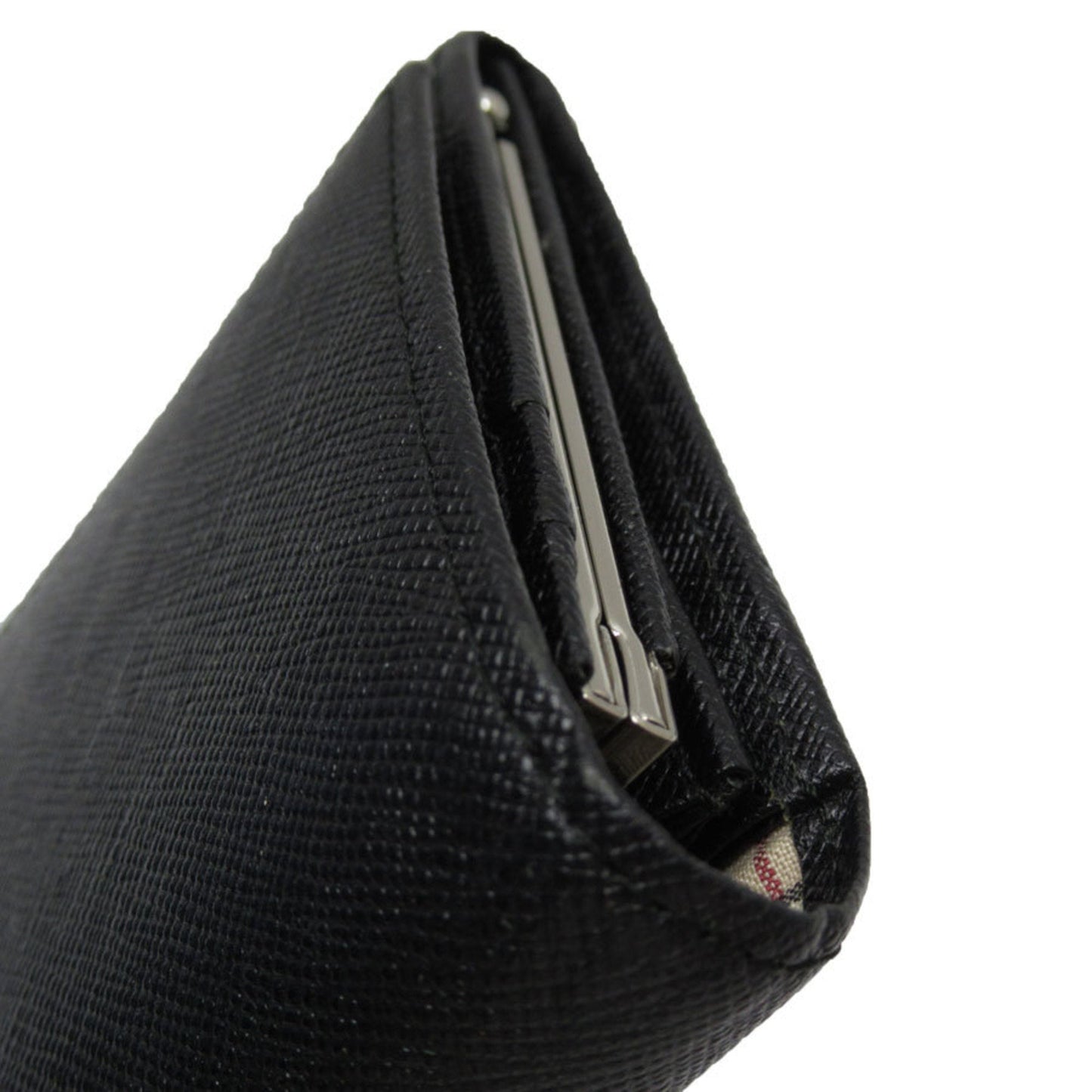 Burberry Leather Long Wallet (Bi-Fold) ()