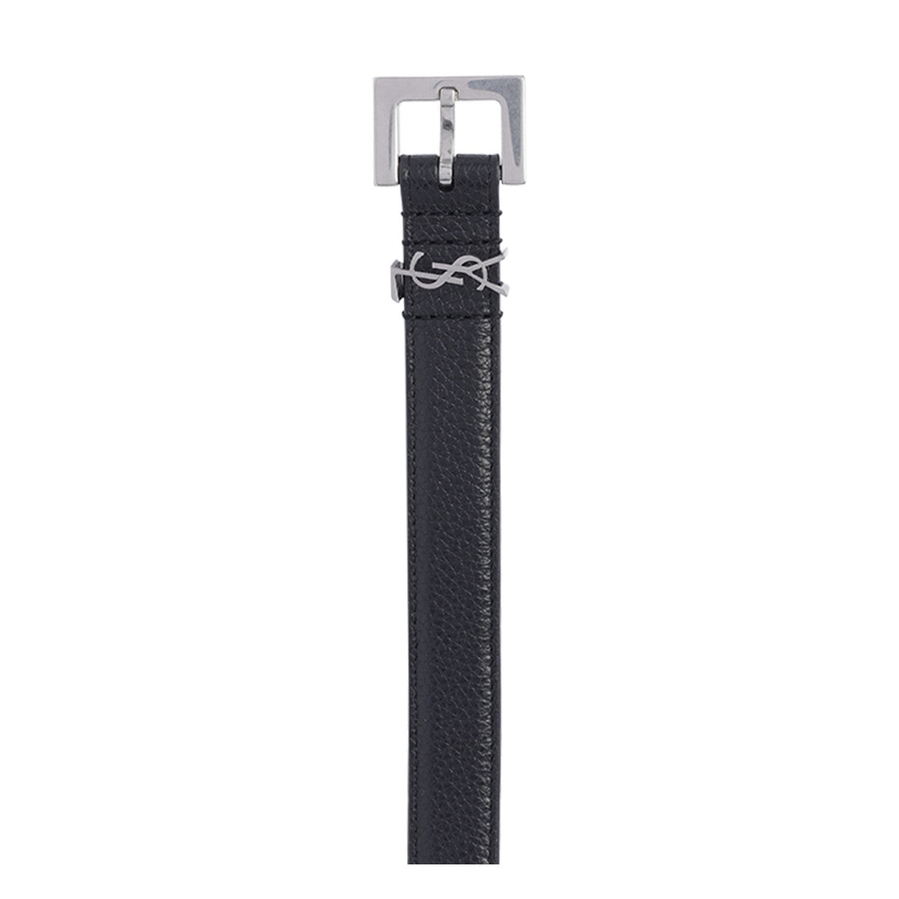 Saint Laurent Men Cassandre Narrow Belt