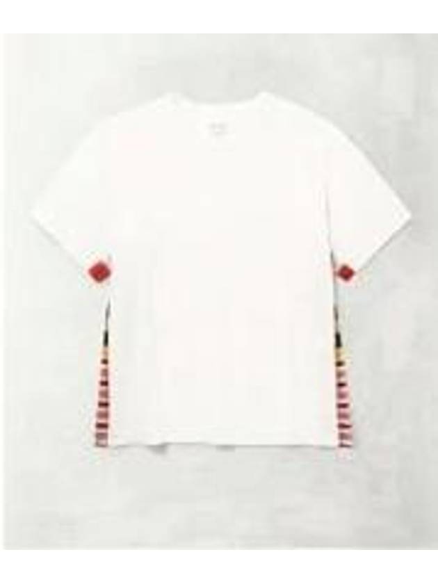 Bottega Veneta Side Detail Short Sleeve T-Shirt White