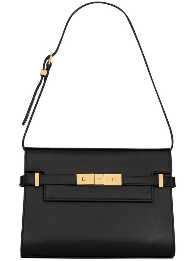Saint Laurent Manhattan Small Shoulder Bag Leather Black
