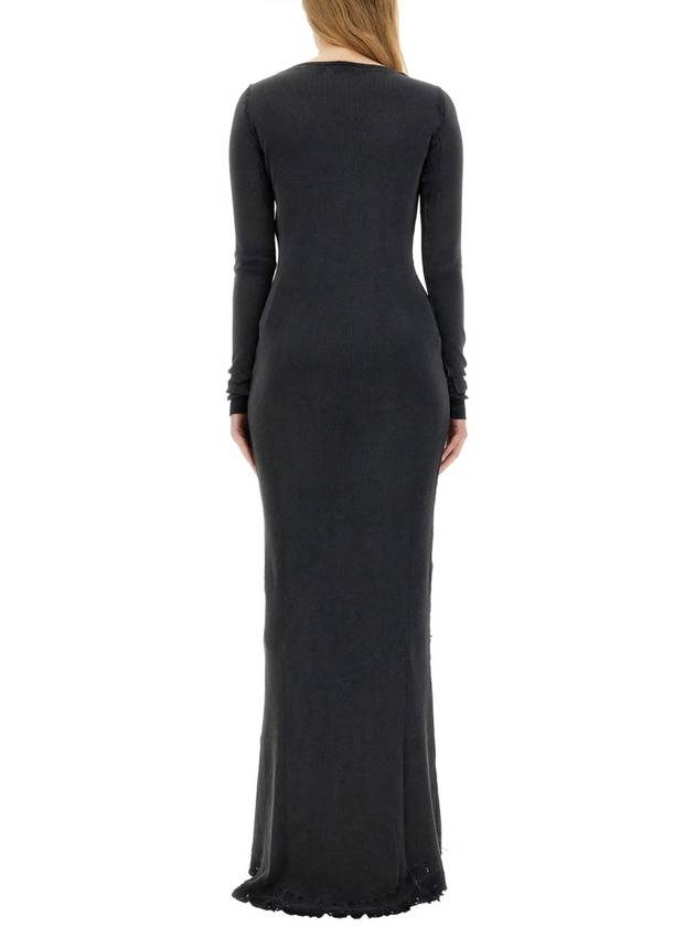 Balenciaga midi dress 791803TQVE1 1055 BLACK