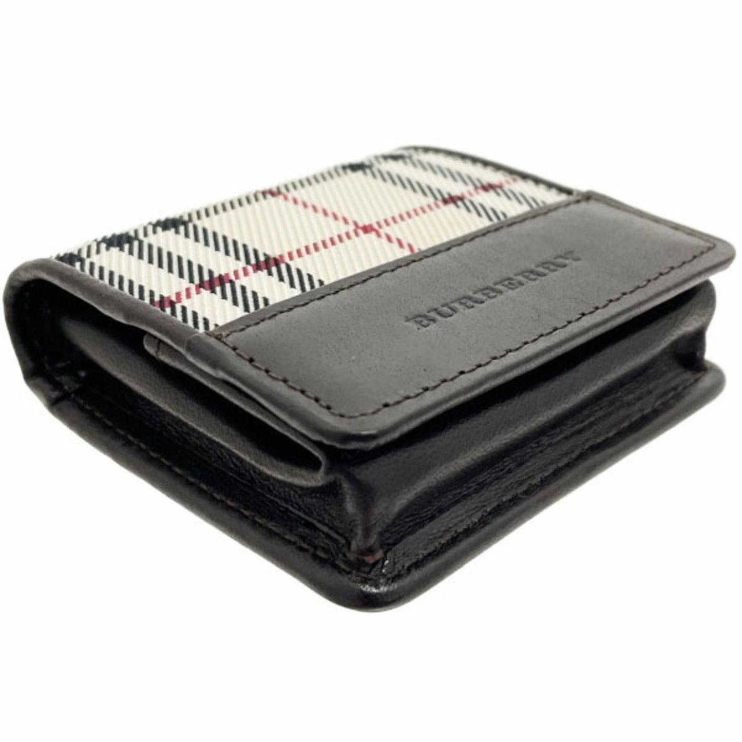 Burberry Nylon Leather Coin Purse/Coin Case ()