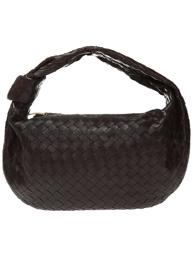 Bottega Veneta Intrecciato Jody Small Shoulder Bag Dark Brown