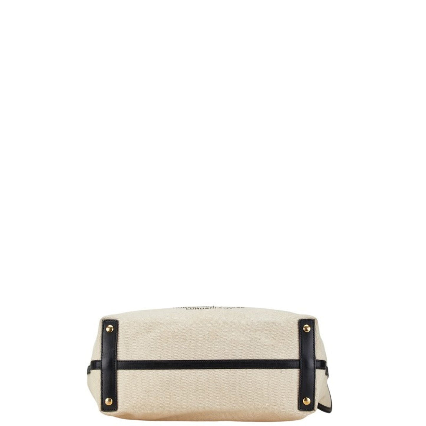 Burberry Canvas Leather Pouch Tote Bag ()