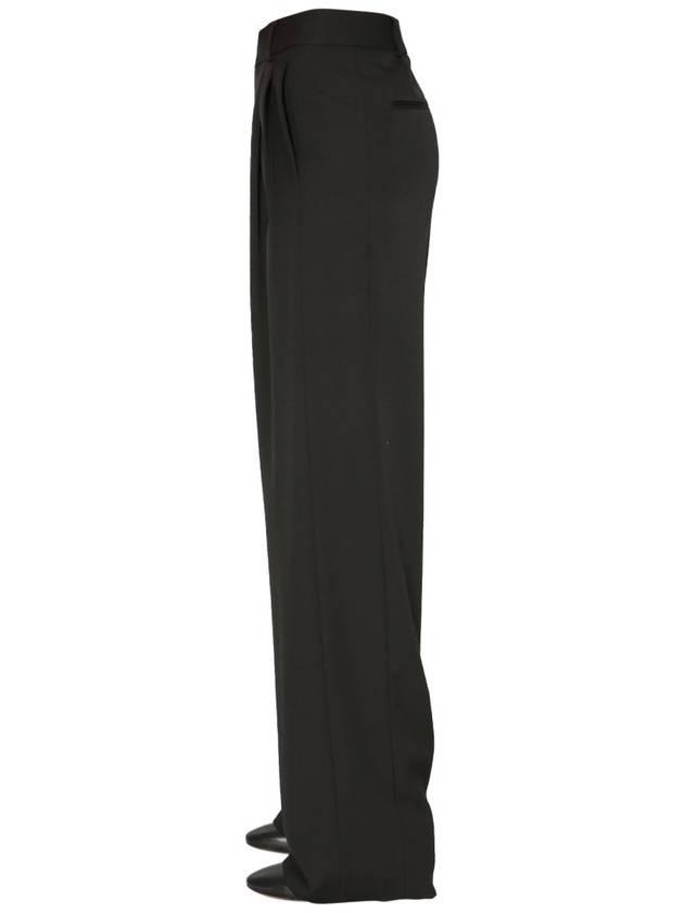 Saint Laurent Grande Poudre Wide Pants Black