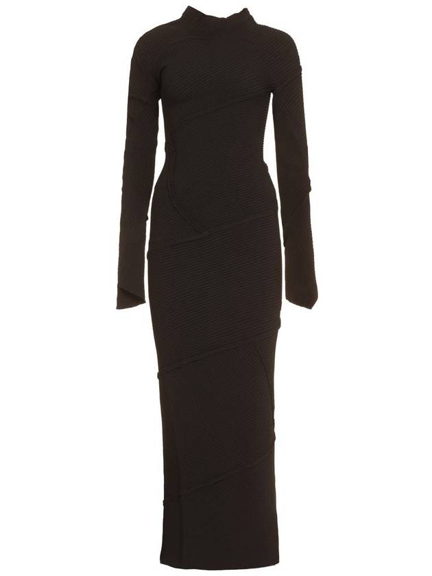Balenciaga 23 fw Spiral Viscose Dress 751094T51991000 B0650434684